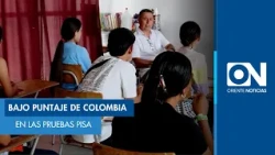 Colombia received low results in the PISA tests