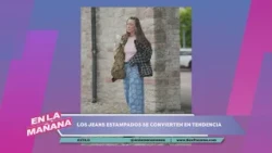 Printed jeans are trending👖| In The Morning