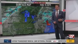 More sun, milder midweek. Meteorologist Eric Finkenbinder's Monday forecast update