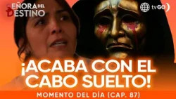 Señora del Destino: The masked figure silences Angelita's mother (Episode n° 87)