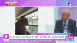 Javier García discussed security on 8AM following the hijacking of a UCOT bus