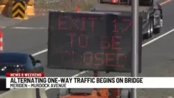 New traffic pattern at interchange work in Meriden