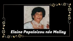 Death Announcement - Elaine Papaloizou née Mallay