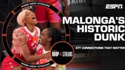 HISTORY: Dominique Malonga throws down a historic Dunk!