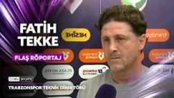 Amed SF - Trabzonspor Post-Match Comments from Manager Fatih Tekke