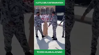Girl Kissing Hajar al Aswad.