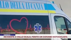 CRONACA. INCIDENTE A VALLO SCALO, FERITO UN GIOVANE MOTOCICLISTA