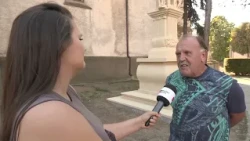 Obnovená socha sv. Floriána