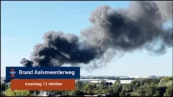 Brand in loods aan de Aalsmeerderweg