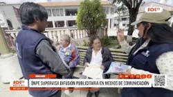 ONPE SUPERVISES BROADCASTING