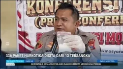 STHI - Parigi Moutong: 336 Narcotics Packages Seized from 13 Suspects