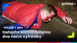 Partička hokejových fanoušků ruší noční klid | Policie v akci