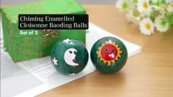 Chiming Cloisonné Baoding Balls | Relax, Rotate & Unwind