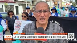 Trujillo: 45% of households do not open their doors to health brigades in Víctor Larco