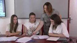Učenice Gimnazije na kampu u Tršiću