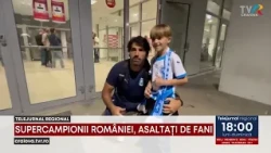 ROMANIA'S SUPER CHAMPIONS, SWARMED BY FANS