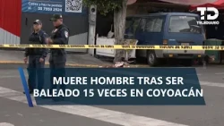Shot 15 times! Man gunned down by suspected delivery drivers in Coyoacán