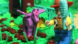 ¡Woody y Jessie no se ponen de acuerdo! La aventura del rancho de caballos de Blaze|LEGO|Toy Story 5