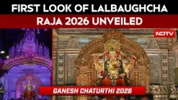 Lalbaugcha Raja 2026 First Look Unveiled: Grand Temple-Themed Pandal, Mahakaal-Inspired Shivling