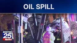Tanker overturns, spills oil, and shuts down Route 1 in Danvers