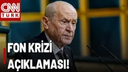 SON DAKİKA🚨Devlet Bahçeli'den Fon Krizi Açıklaması! "Sorumlular Hukuk Önünde Hesap Vermelidir"