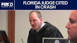 Florida judge cited over crash