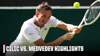 Marin Cilic vs. Daniil Medvedev | Full Highlights | 2026 Wimbledon