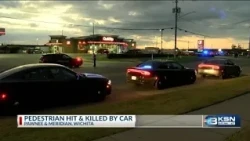 Pedestrian hit by car in southwest Wichita dies