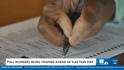 Poll workers trained ahead of Election Day