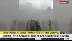 Cutremur de 7,4.  S a resimțit puternic în capitală, cel puțin 47 de morți.