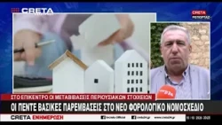 Οι πέντε βασικές παρεμβάσεις στο νέο φορολογικό νομοσχέδιο