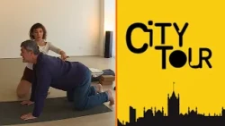 Marcelo Comparini intenta hacer yoga🧘‍♂️y desata risas | City Tour