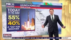 Orlando Weather Forecast: Hoping the Falcon 9 launch is a "Go!"