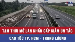 Emergency Lane Temporarily Opened to Ease Congestion on HCMC - Trung Luong Expressway - VNAMedia