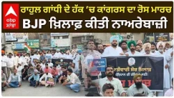 ਰਾਹੁਲ ਗਾਂਧੀ ਦੇ ਹੱਕ ’ਚ ਕਾਂਗਰਸ ਦਾ ਰੋਸ ਮਾਰਚ, BJP ਖ਼ਿਲਾਫ਼ ਕੀਤੀ ਨਾਅਰੇਬਾਜ਼ੀ