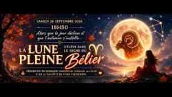 🌕 Full Moon in Aries September 26, 2026: The COURAGE to dare to be yourself | Impact by sign