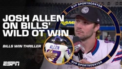 Josh Allen joins SportsCenter following THRILLING win + Analysis from Bills' OT win | SC with SVP