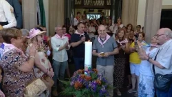Inici de Festa Major: el ciri espanta la pluja però no pot amb la calor