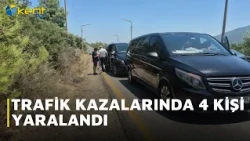 4 PEOPLE INJURED IN TRAFFIC ACCIDENTS
