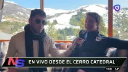 Young Olympic athlete Tiziano Gravier spoke on Noticiero Seis