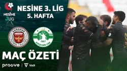 Karaman FK - Ejderoğlu Kırşehir Futbol | Nesine 3rd League Week 5 Match Highlights
