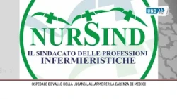 VALLO DELLA LUCANIA HOSPITAL: NURSIND DOCTOR SHORTAGE ALARM