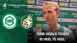 Aanvoerder Thijmen Blokzijl ziet Groningen tegen Fortuna in eigen huis drie tegentreffers krijgen