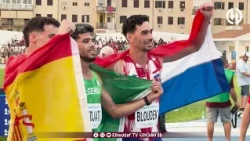 🔴🎥 | شاهد فرحة جمال سجاتي بعد التتويج بذهبية سباق 800 متر في ألعاب البحر الأبيض المتوسط تارانتو 2026
