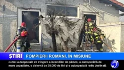 Romanian firefighters on a mission