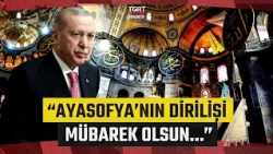 Hagia Sophia Post from President Erdoğan! "It Regained Its Original Identity After 86 Years of Lo...