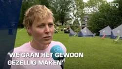 Eerste editie  van de buurtcamping in Selwerd
