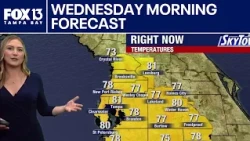 Tampa weather | Wednesday morning forecast