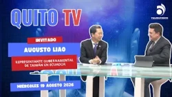 QUITO TV INTERVIEW AUGUST 19, 2026 Augusto Liao - Taiwan's Government Representative in Ecuador