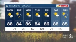 WMAR-2 News Abigail Degler Sunday night weather